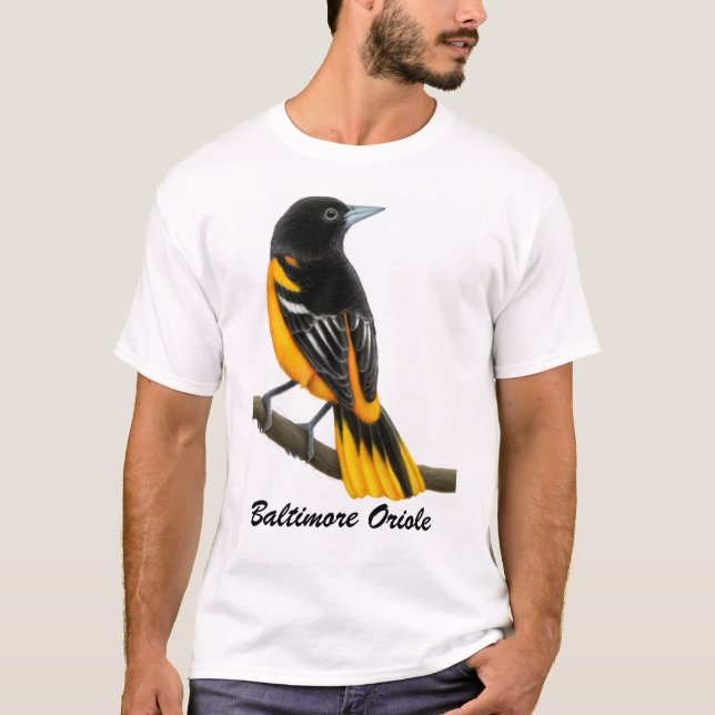 Baltimore Oriole Wild Bird Shirt (Front)