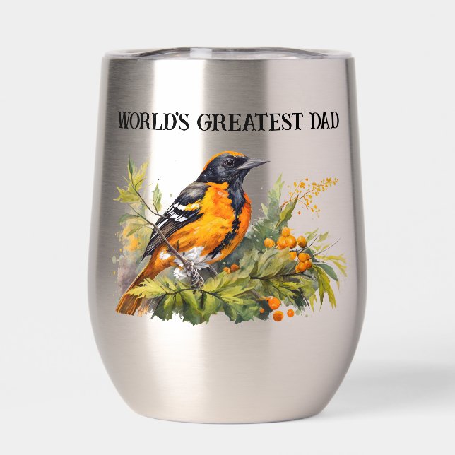 Baltimore Oriole World's Greatest Dad (Back)