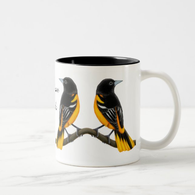 Baltimore Orioles Wild Birds Mug (Right)