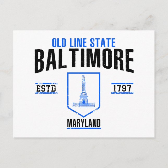 Baltimore Postcard (Front)