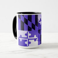 Baltimore Purple Maryland State Flag Coffee Mug
