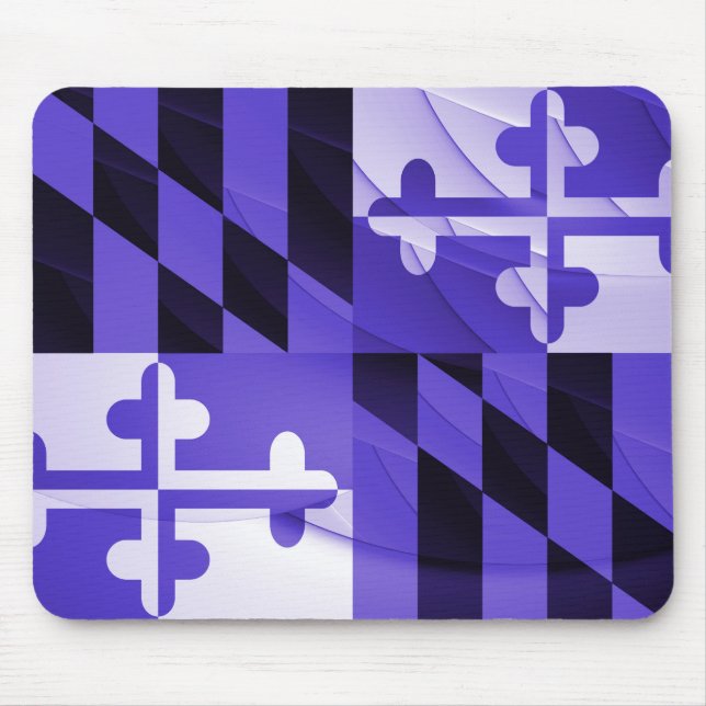 Baltimore Purple Maryland State Flag Mouse Pad (Front)