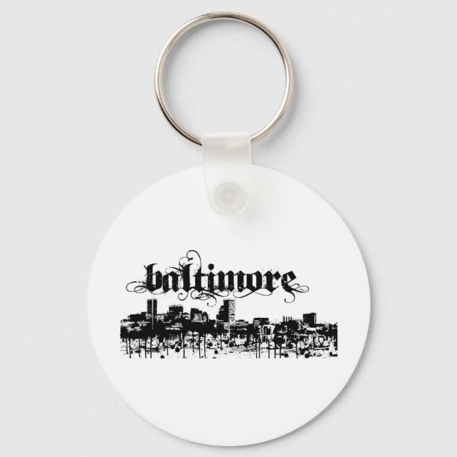 Baltimore put on for your city key ring (Front)