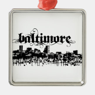 Baltimore Put on for your city Metal Ornament