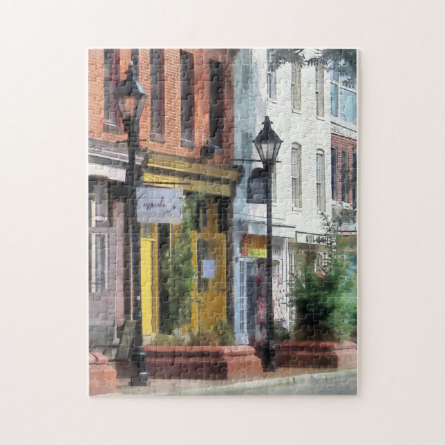 Baltimore - Quaint Fells Point Shreet Jigsaw Puzzle (Vertical)