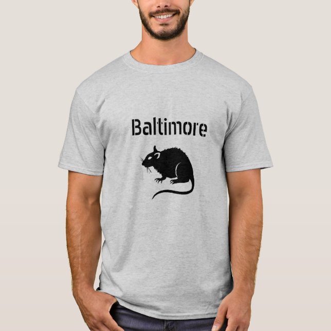 Baltimore RAT --- DEAL with it! T-Shirt (Front)