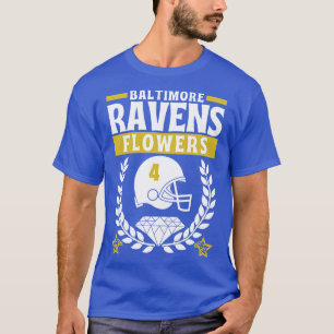 Baltimore Ravens Flowers 4 Edition T-Shirt