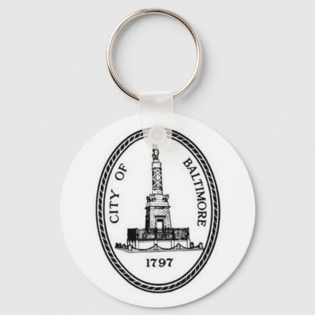 Baltimore Seal Key Ring (Front)