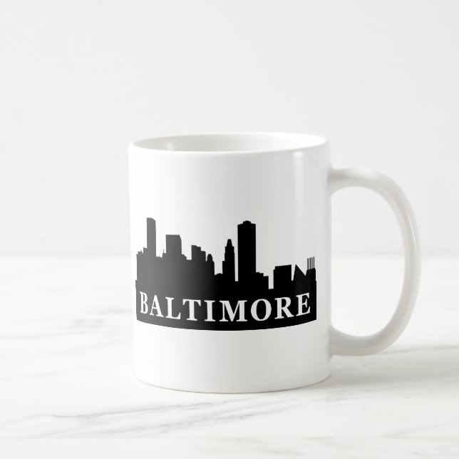 Baltimore Skyline Coffee Mug (Right)