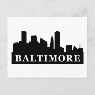 Baltimore Skyline Postcard