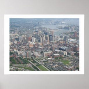 Baltimore Skyline Poster