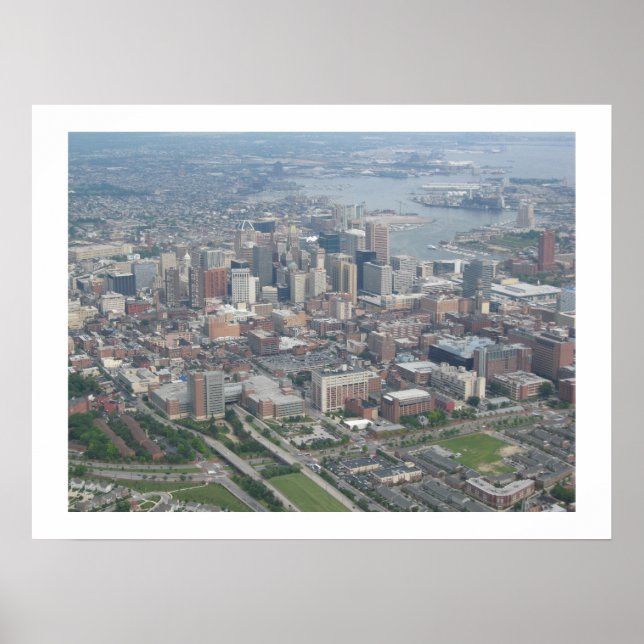 Baltimore Skyline Poster (Front)