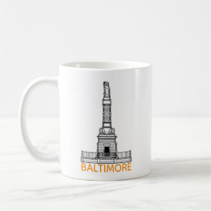 Baltimore Washington Monument, Maryland Coffee Mug