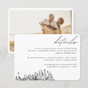 Baltimore Wedding Hotel Room Block Details Enclosure Card