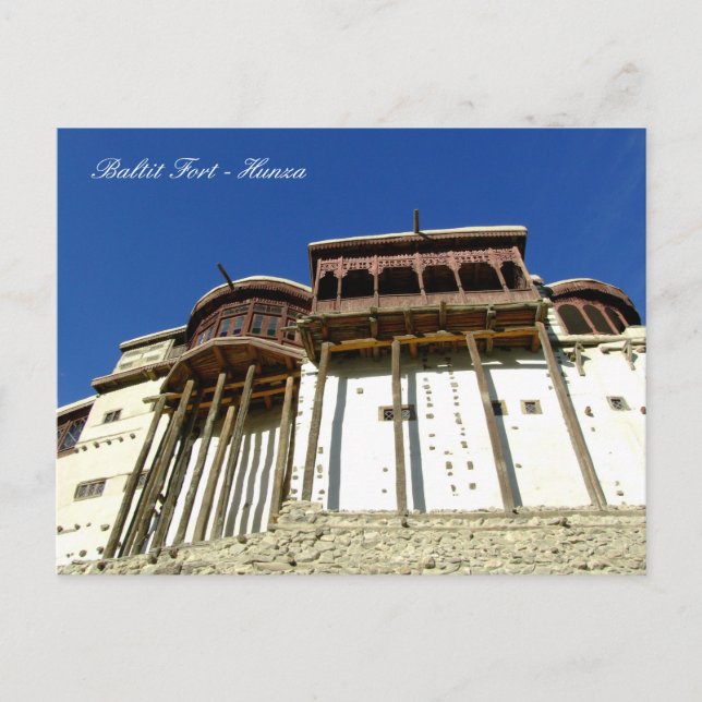 Baltit Fort, Hunza Valey, Pakistan Postcard (Front)