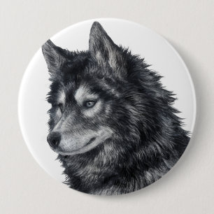Balto Dog 10 Cm Round Badge