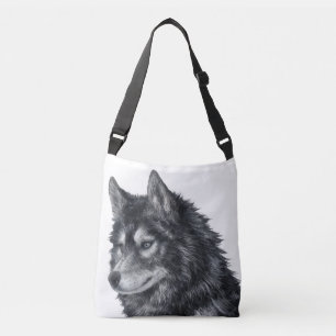 Balto Dog Art Crossbody Bag