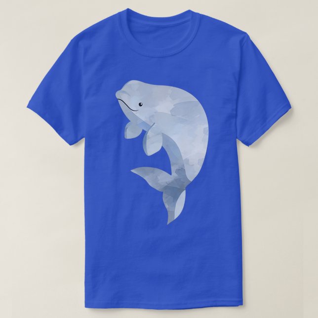 Baluga Whale T-Shirt (Design Front)