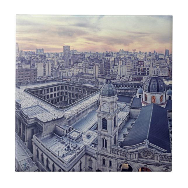 Balvaneta Church Ceramic Tile (Front)