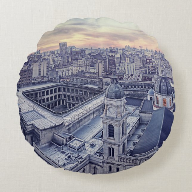 Balvaneta Church Round Cushion (Front)