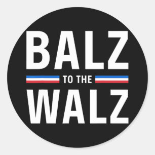 BAlzheimer To The W Kamala Harris Tim W Ticket 202 Classic Round Sticker