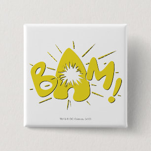 BAM! 15 CM SQUARE BADGE