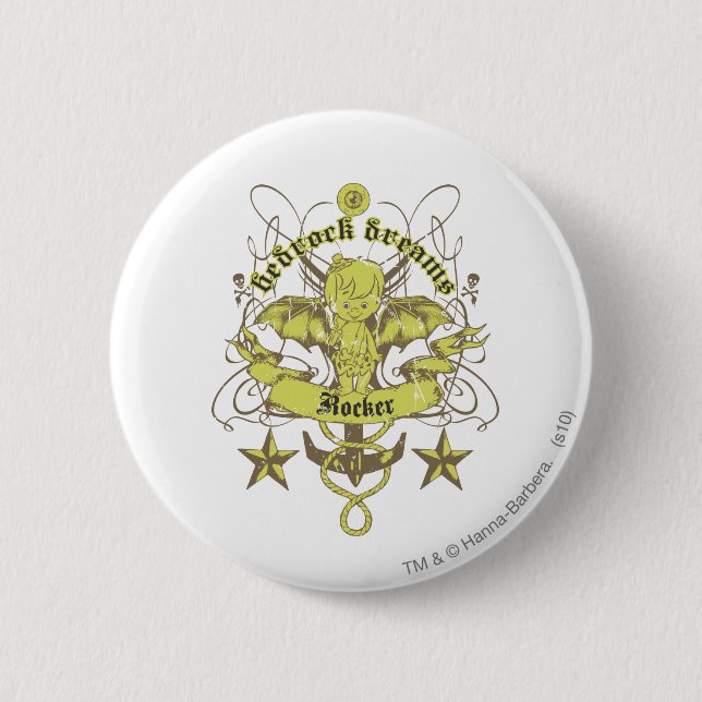 Bam Bam  Bedrock Dreams 6 Cm Round Badge (Front)