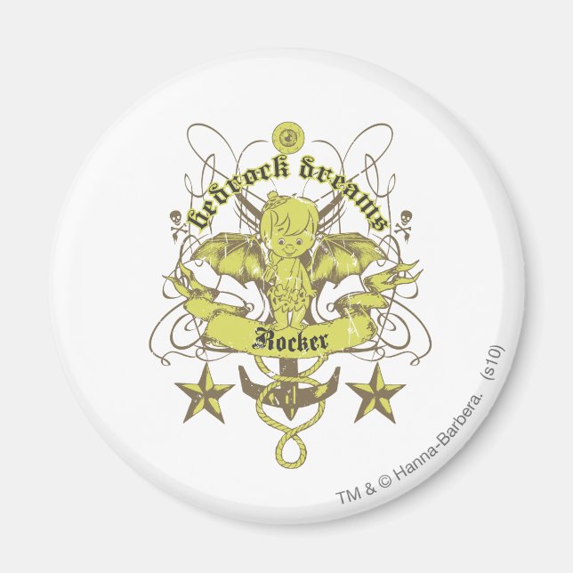 Bam Bam  Bedrock Dreams Magnet (Front)