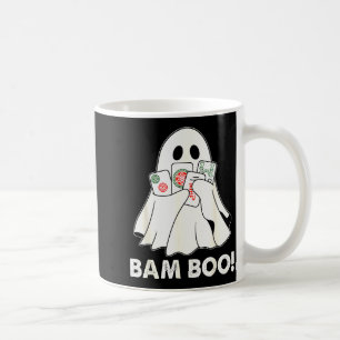 Bam Boo Halloween Ghost Mahjong Funny Costume Game Coffee Mug