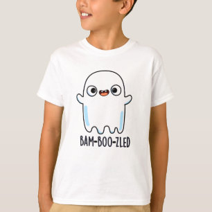 Bam-boo-zled Funny Halloween Confused Ghost Pun  T-Shirt