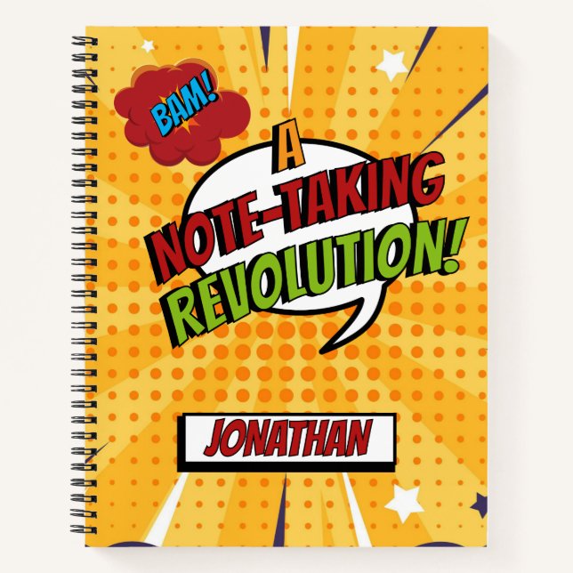 BAM! Comic book cool personalised trendy colourful (Front)