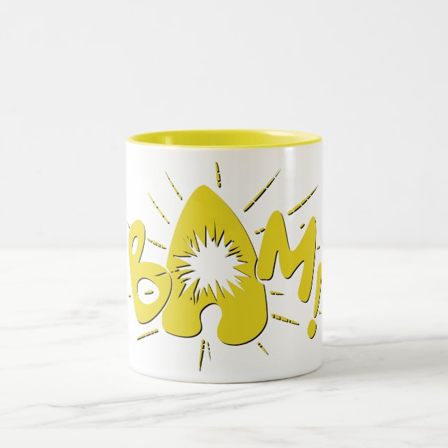 BAM! Two-Tone COFFEE MUG (Center)