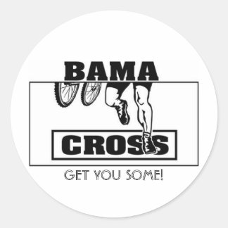 BAMACROSS STICKER ROUND