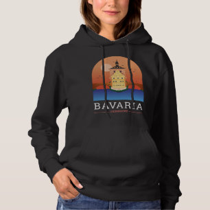 Bamberg Bayern Germany City Skyline Silhouette Out Hoodie