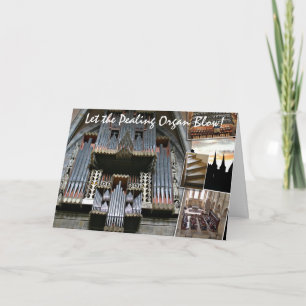 Bamberg Cathedral organ Christmas greetings Holiday Card