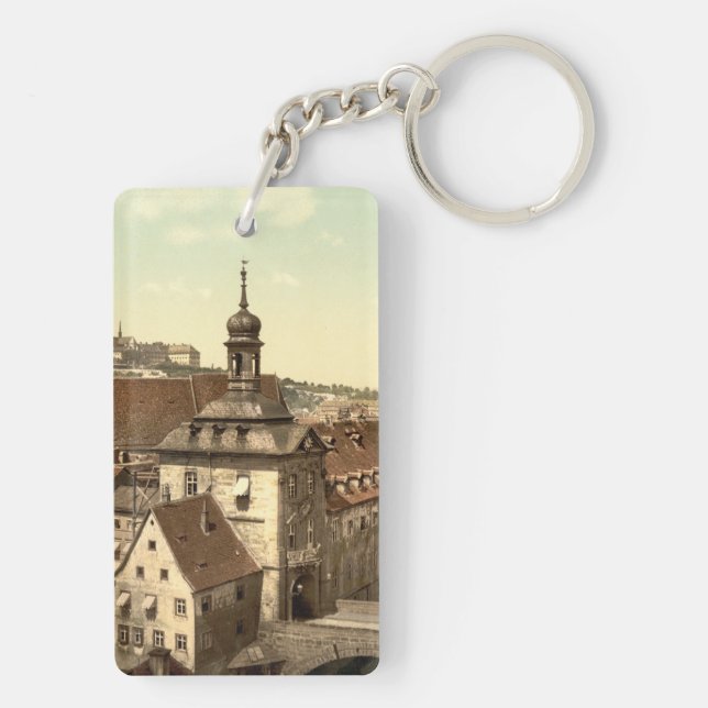 Bamberg Court House, Bavaria, Germany Key Ring (Back)