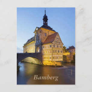 Bamberg evening postcard