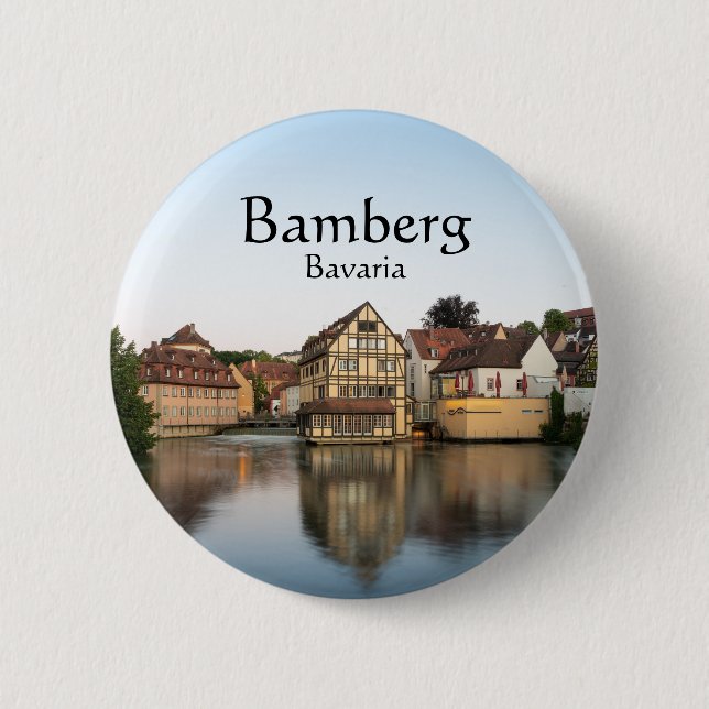 Bamberg Germany 6 Cm Round Badge (Front)