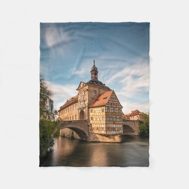 Bamberg Germany Fleece Blanket (Front)