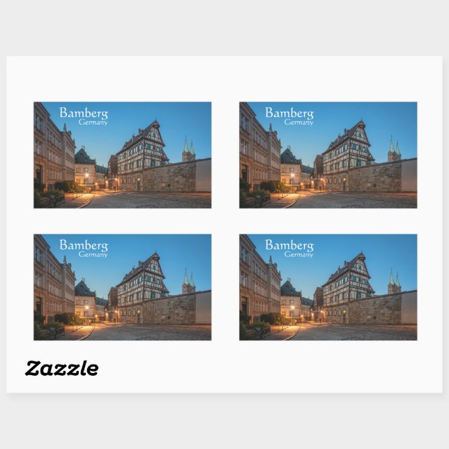 Bamberg Germany Rectangular Sticker (Sheet)