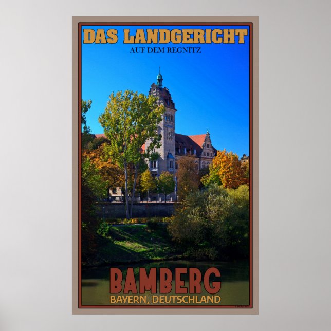 Bamberg Landgericht Poster (Front)