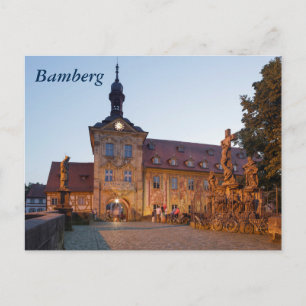 Bamberg on the Obere Bridge Postcard