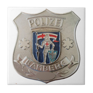 Bamberg Polizei Ceramic Tile