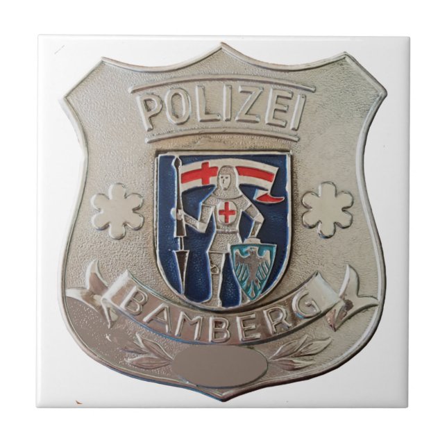 Bamberg Polizei Ceramic Tile (Front)
