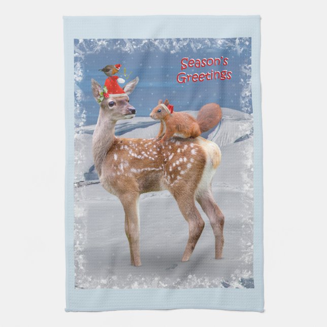 Bambi and Friends Kitchen Towel (Vertical)