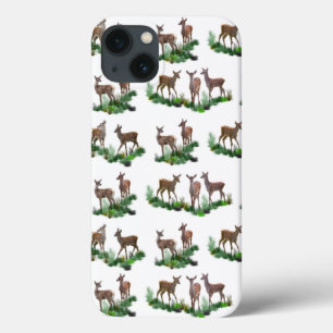Bambi Meadow iPhone 13 Case (choose colour)