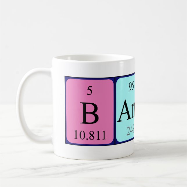 Bambi periodic table name mug (Left)