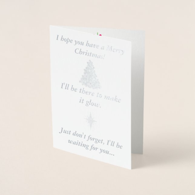 Bambi's Funny Christmas Card (Front)