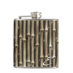 Bamboo 1 Wrapped Flask