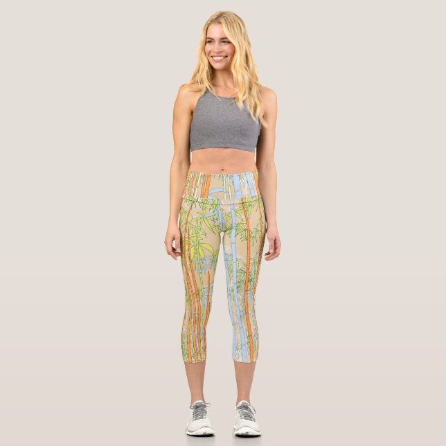 Bamboo 2 capri leggings (Front)